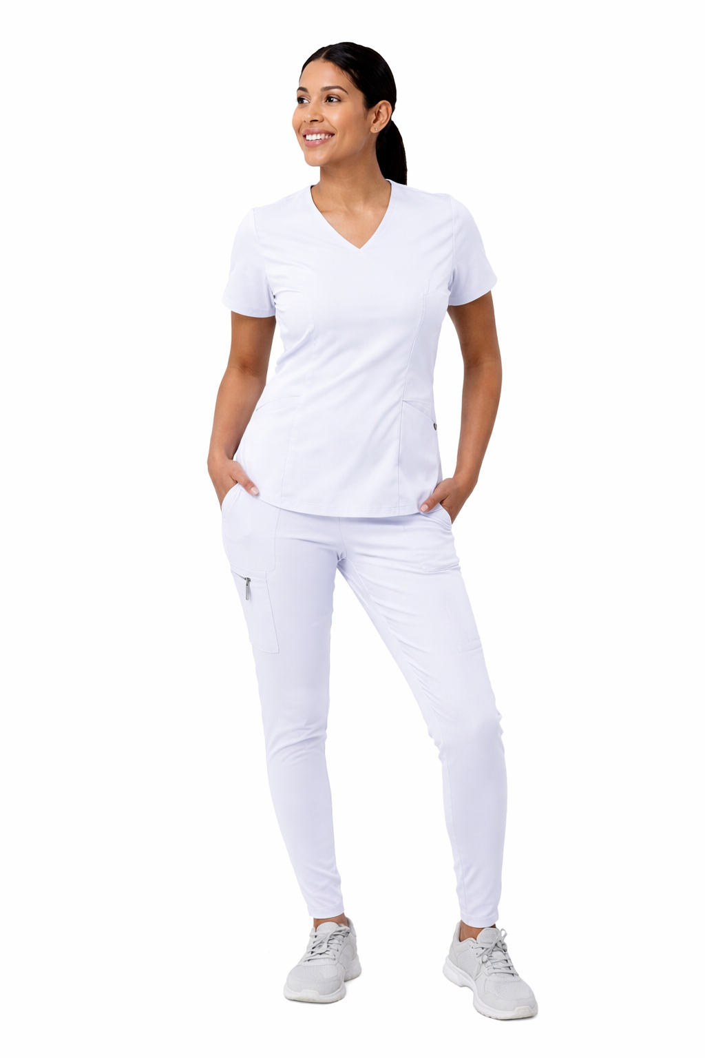 Women's Modern Athletic Jogger Scrub Set