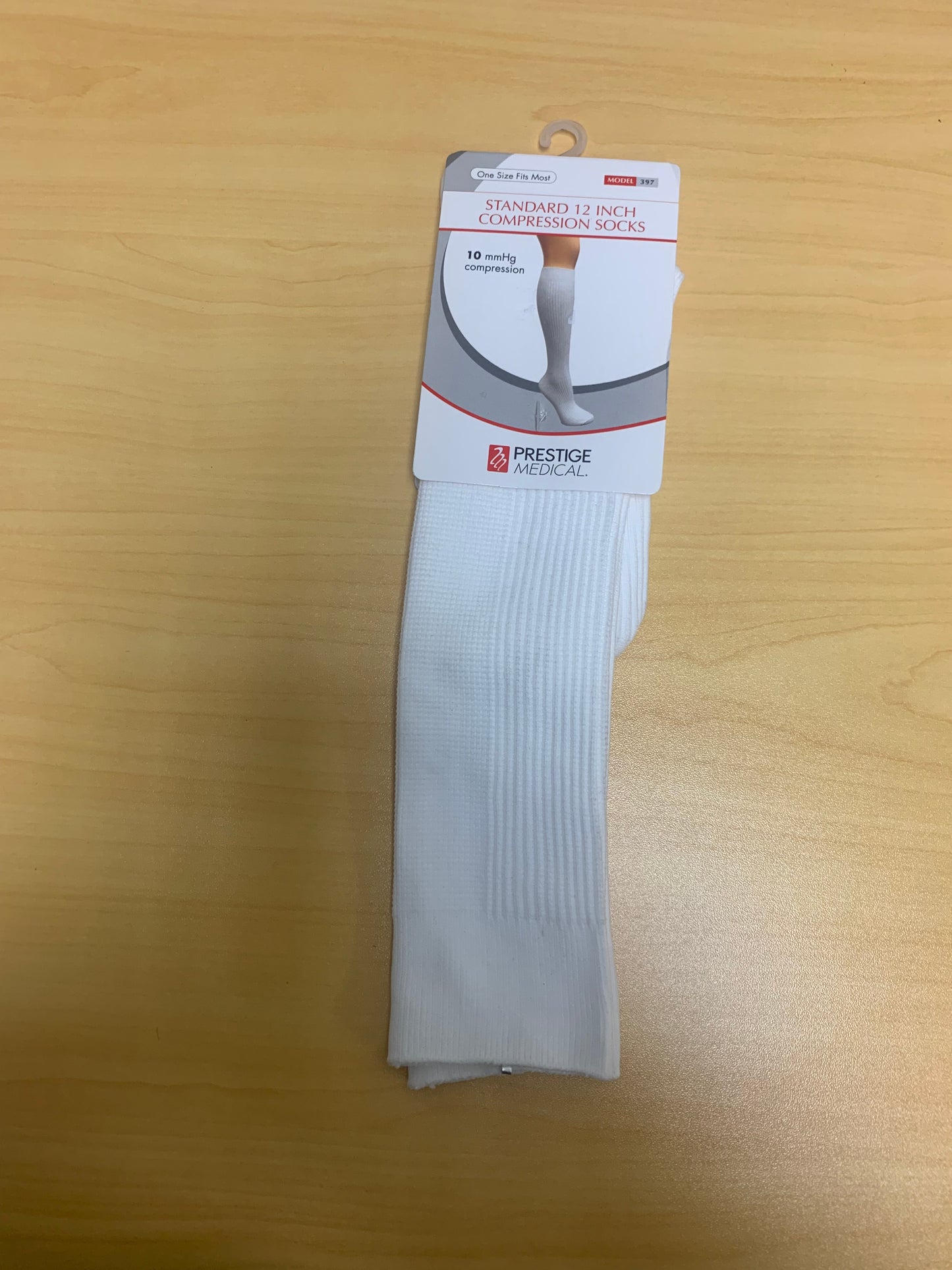 White Compression Socks