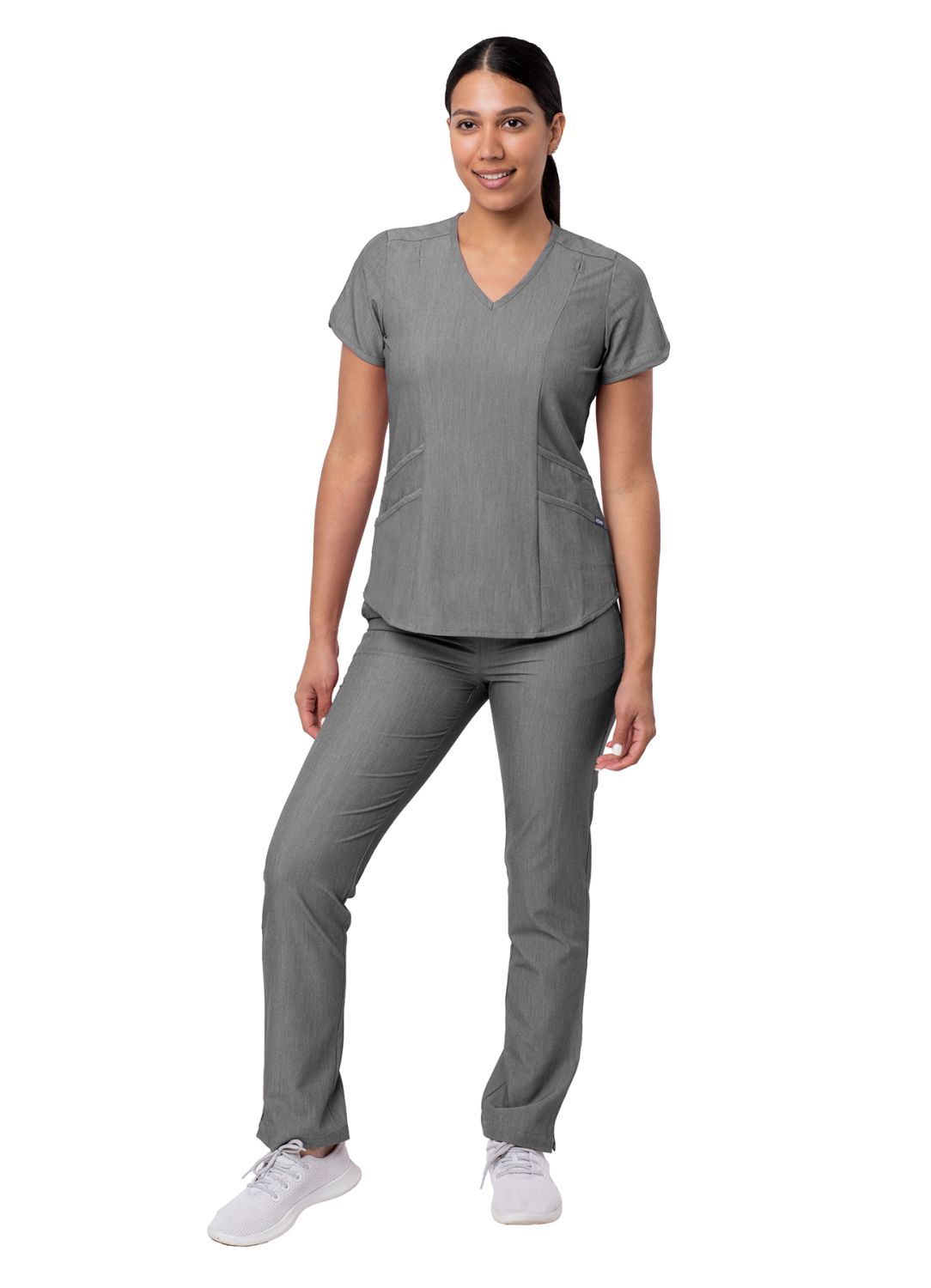 Heather Grey Scrub Set