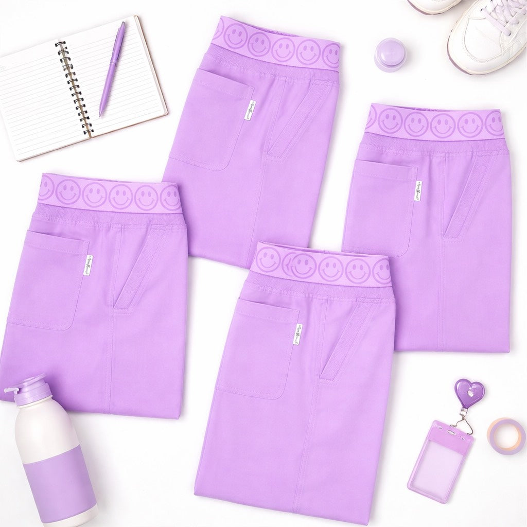 Smile Jogger Scrub Pants by Ava Therese