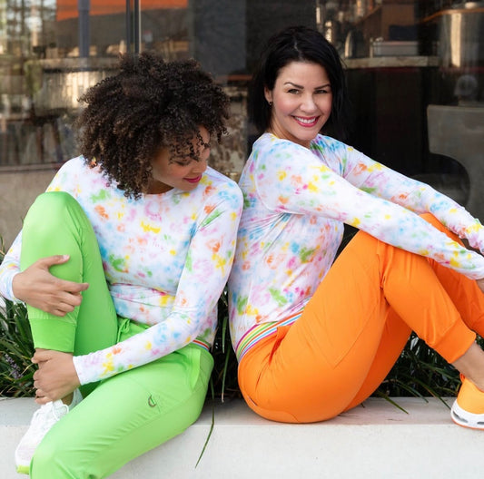 Bella Brushed Knit Printed Tee