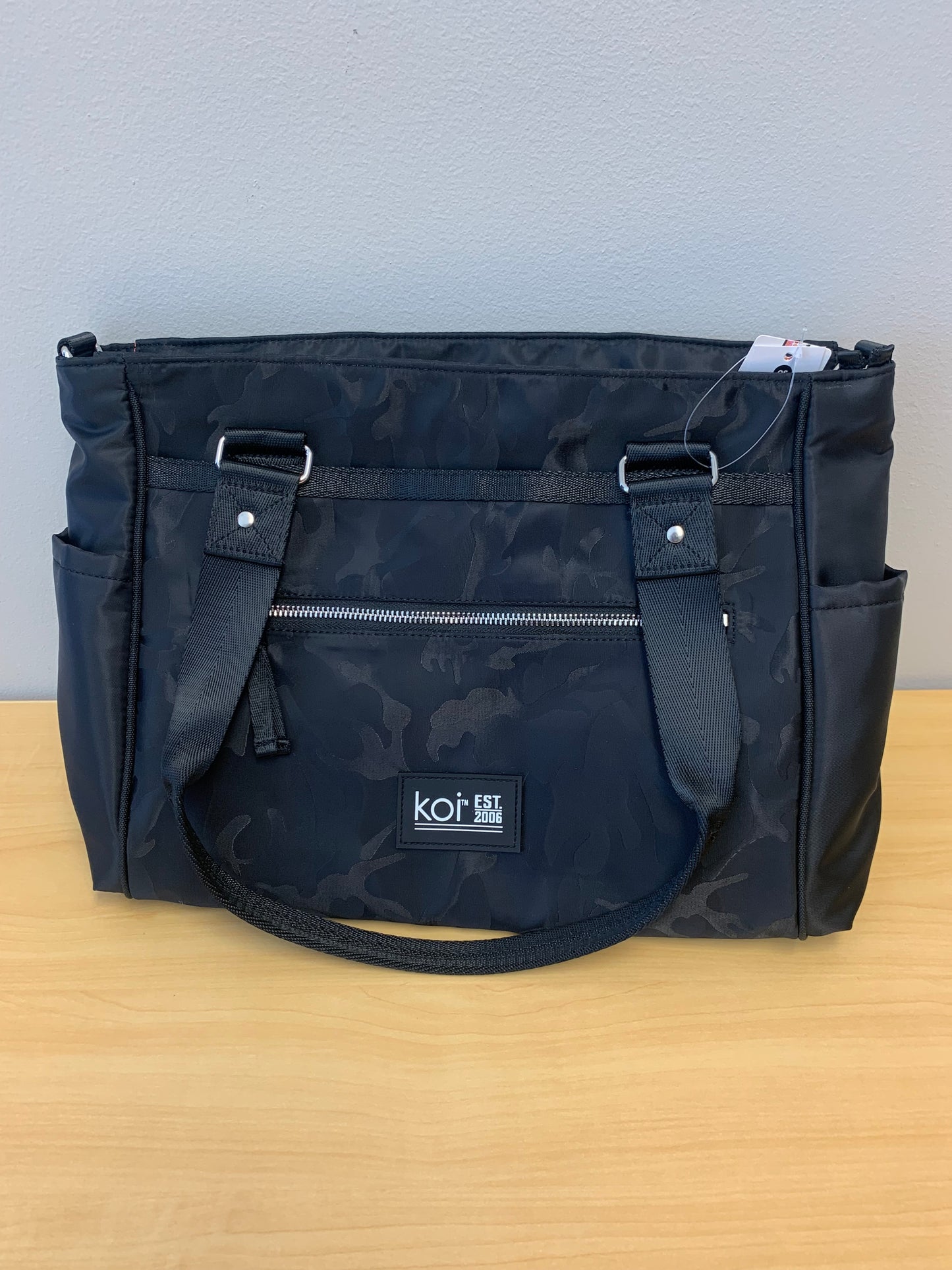 Koi Black Duffle Bag